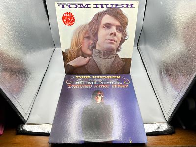 Lot of (2) 1968 Tom Rush The Circle Game EKS-74018 and 1982 Todd Rundgren The Ever Popular 