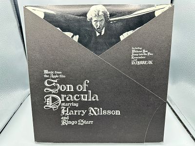 1974 Rapple Records Harry Nilsson & Ringo Starr Son of Dracula Vinyl Album W/ Iron On Transfer 