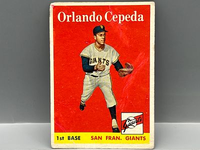 1958 Topps Orlando Cepeda RC #343