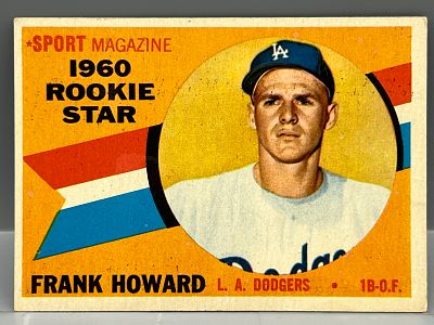 1960 Topps Frank Howard RC #132