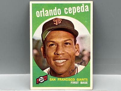1959 Topps Orlando Cepeda #390 - 2nd Year Card
