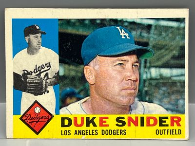 1960 Topps Duke Snider #493
