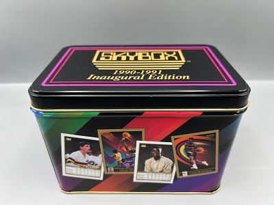 1990-91 Skybox Basketball Complete Factory Set In Tin