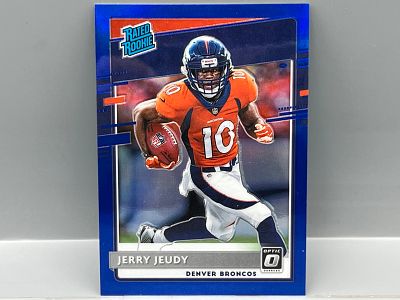 2020 Panini Donruss Optic Jerry Jeudy Blue RC #/179
