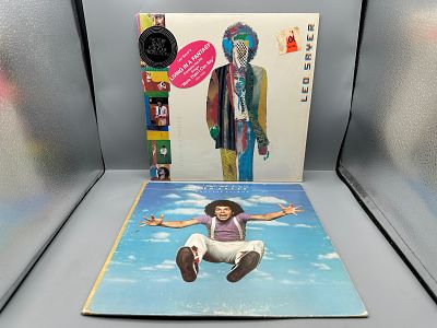Lot of (2) Leo Sayer Vinyl Albums: 1981 Warner Bros. Records 'Living in a Fantasy' (BSK 3591) 