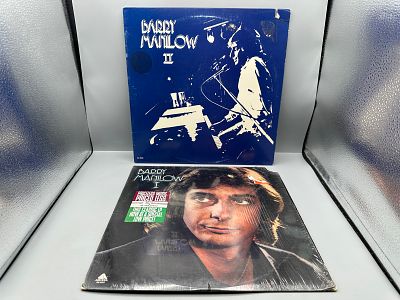 Lot of (2) Barry Manilow Vinyl Albums: 1973 Arista 'Barry Manilow I' and 1974 Bell 