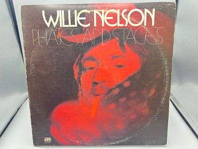 1974 Willie Nelson Phases And Stages Vinyl Album - SD 7291 - Records are untested by auction 