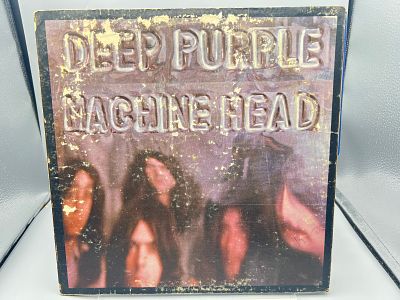1974 Deep Purple Machine Head Repress Vinyl Album - BS 2607 - Records are untested by auction 