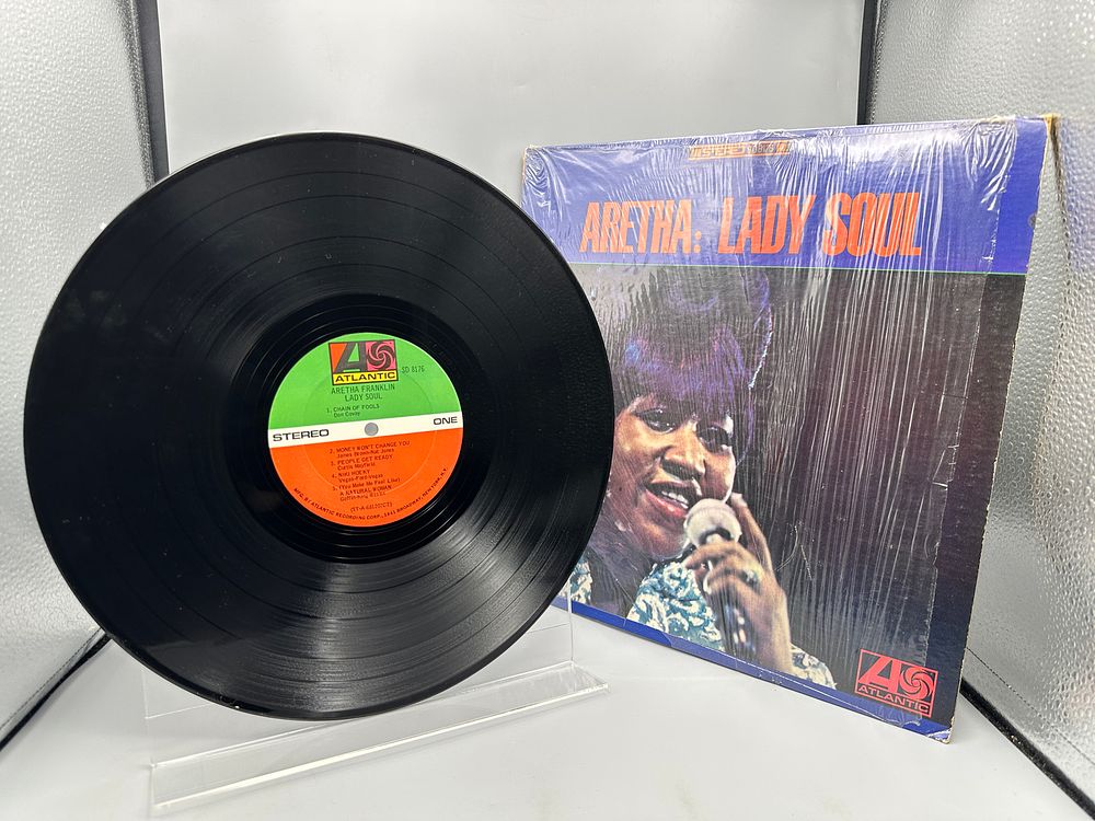 1968 Atlantic Records Aretha Franklin Lady Soul Vinyl Album - SD 8176 - Records are untested by 