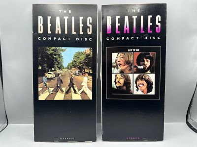The Beatles (2 Longbox CDs) - Abbey Road - (press date unknown); and Let It Be (1987). Both 