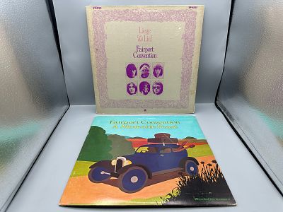 Fairport Convention (2 LP Lot): Leige & Lief (1970), gatefold, original pressing; and A 