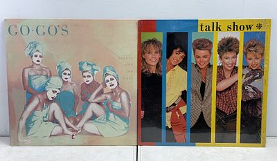 GoGo's (2 LP Lot): Beauty And The Beat (1981); and Talk Show (1984), Club Edition, in original 