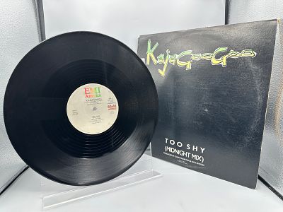 1983 EMI America KajaGooGoo "Too Shy (Midnight Mix)" Single Vinyl Record - 7806-1 - Records are 