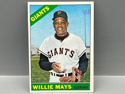 1966 Topps #1 Willie Mays (HOF) / Giants