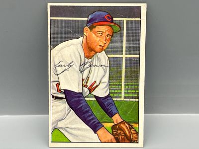 1952 Bowman #142 Early Wynn (HOF) / Indians