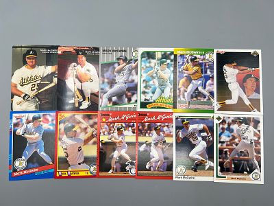 Lot of (12) Mark McGwire Baseball Cards - Varying Conditions