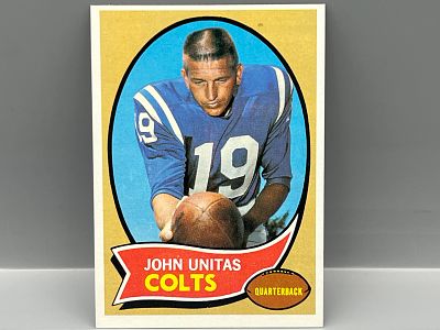 1970 Topps #180 Johnny Unitas (HOF) / Colts