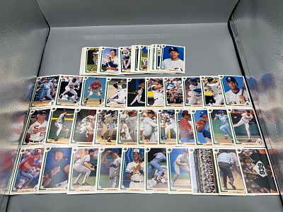 Lot of (60+) 1991 Upper Deck Baseball Cards W/ Stars & RCs - Chipper Jones RC