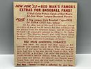 1953 Red Man #19 Warren Spahn (HOF) / Braves - Hand Cut No TabImage - 1