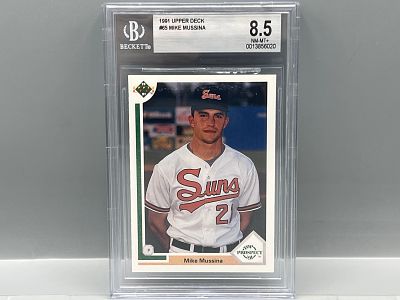 1991 Upper Deck Mike Mussina RC #65 BGS NM-MT+ 8.5