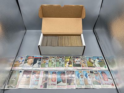 Box of (400+) 1973 Topps Baseball Cards W/ Some Stars - Varying Conditions