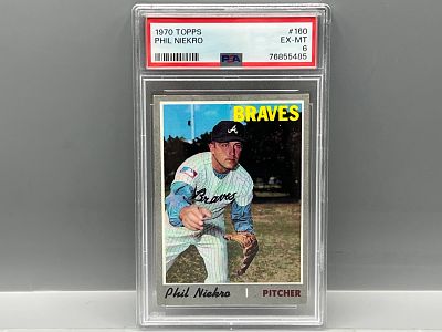 1970 Topps Phil Niekro #160 PSA 6 - HOF