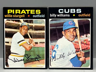 1971 Topps Willie Stargell #230 & Billy Williams #350 - HOF