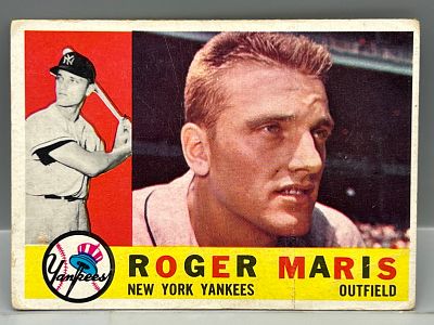 1960 Topps Roger Maris #377
