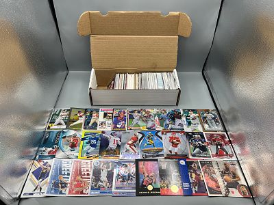 Box of Assorted Sports Cards W/ Stars, Rookies, Parallels, & Inserts - Varying Conditions