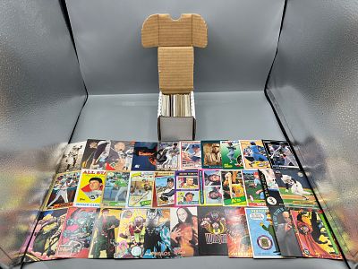 Box of Assorted Sports & Non Sports Trading Cards W/ Lots of Stars - Varying Conditions