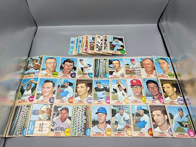 Lot of (85+) 1968 Topps Baseball Cards - Varying Conditions