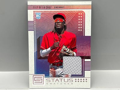 2023 Panini Chronicles Status Elly De La Cruz Status Swatches RC Relic