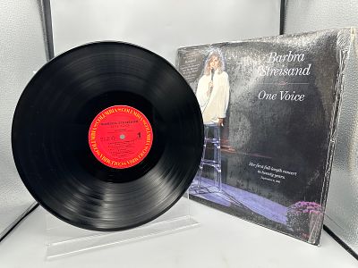 1986 Columbia Records Barbra Streisand "One Voice" Double-LP Vinyl Album - DC 40788 - Records 