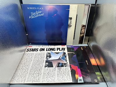 Lot of (10) Assorted Vinyl Albums - Featuring Roberta Flack, Sylvester, and The Manhattan 