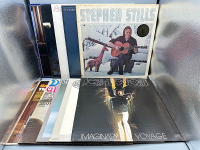 Lot of (10) Assorted Vinyl Albums - Late 1960s-1980s - Records are untested by the auction 