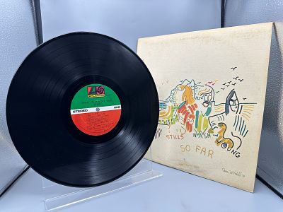 1974 Atlantic Records Crosby, Stills, Nash & Young So Far Vinyl Album - SD 18100 - Records are 