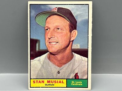 1961 Topps #290 Stan Musial (HOF) / Cardinals
