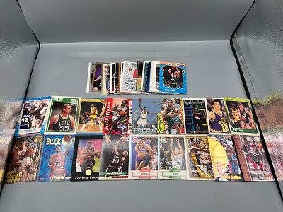 Lot of (55+) 1980s & 90s Basketball Star Player Cards - Varying Conditions