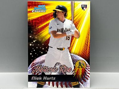 2025 Bowman Chrome Nick Kurtz Meteoric Rise RC #MR-7