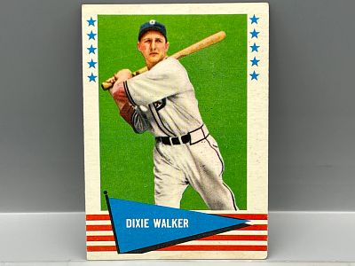 1961 Fleer Baseball Greats Dixie Walker #151