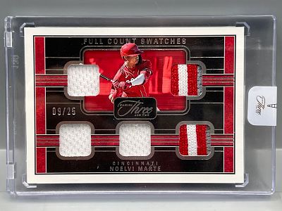 2023 Panini Three And Two Noelvi Marte Full Count Swatches Relic #/25 - Sealed From Panini