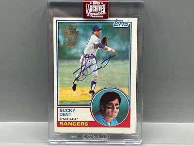 2023 Topps Archives Bucky Dent On Card Auto - Sealed From Topps