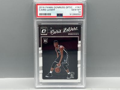 2016 Panini Donruss Optic Caris LeVert RC #167 PSA Gem Mint 10