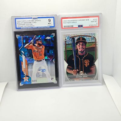 Lot of 6 Modern Graded Cards - Different Sports and Players