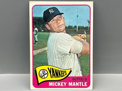 1965 Topps #350 Mickey Mantle (HOF) / Yankees