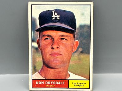 1961 Topps #260 Don Drysdale (HOF) / Dodgers