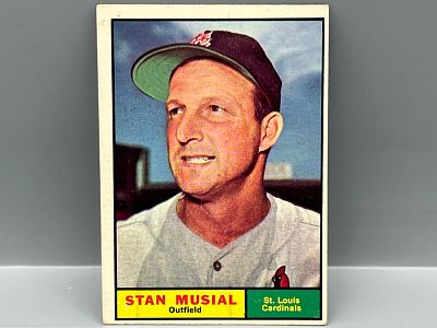 1961 Topps #290 Stan Musial (HOF) / Cardinals
