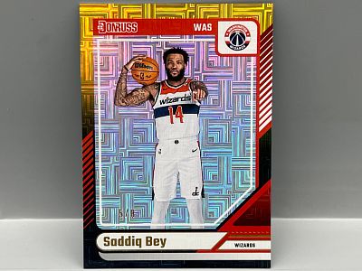 2024-25 Panini Donruss Saddiq Bey Choice Black Gold #/8
