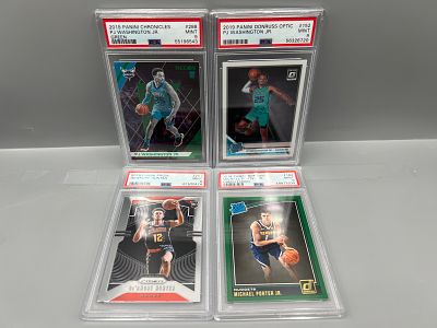 Lot of (4) Modern Basketball Rookie PSA Graded Slabs