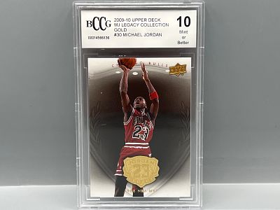 2009-10 Upper Deck Legacy Michael Jordan Gold #30 BCCG Mint or Better 10